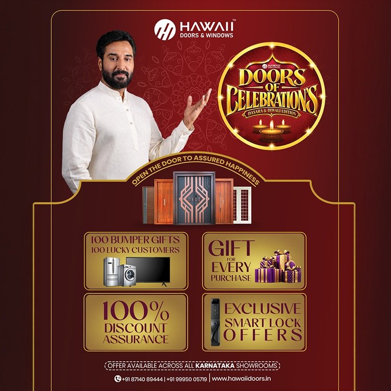
																																					Diwali offers on steel doors in Karnataka